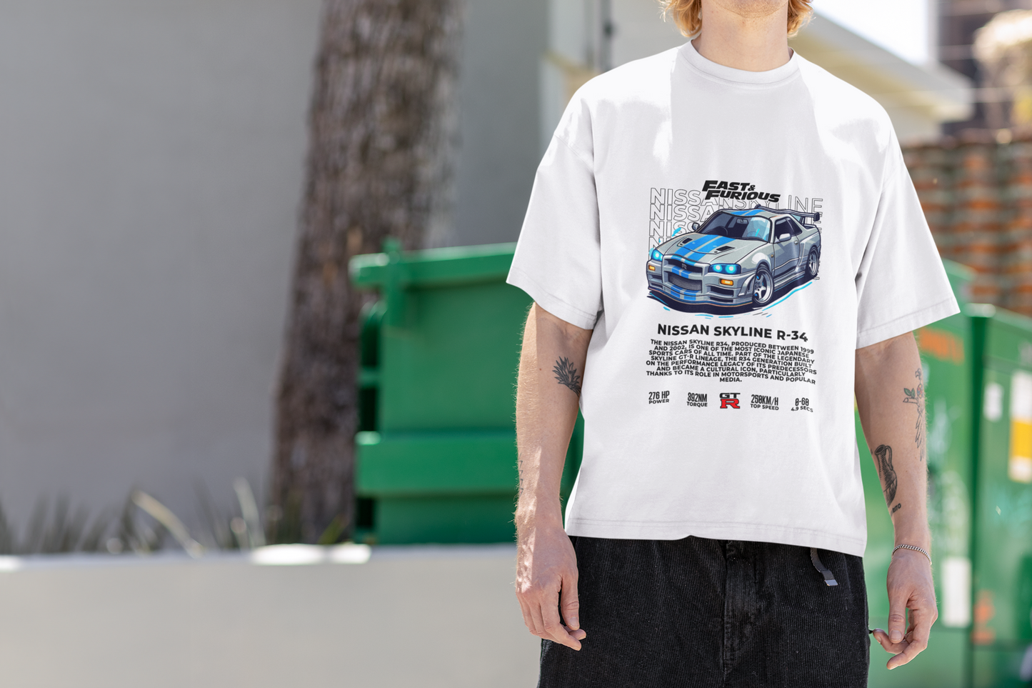 Skyline Rush Oversized Tee