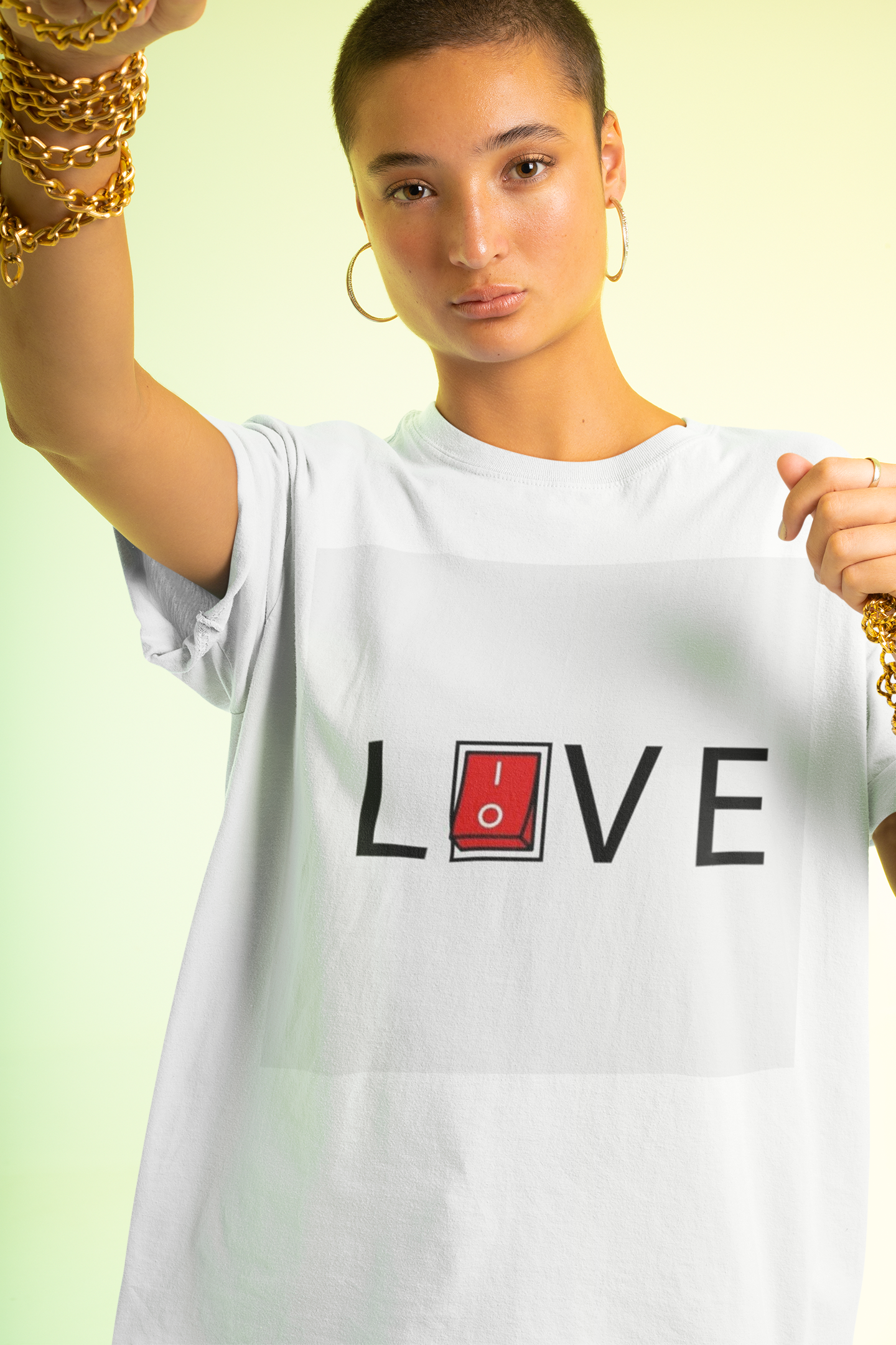 Love Switch Oversized Tee