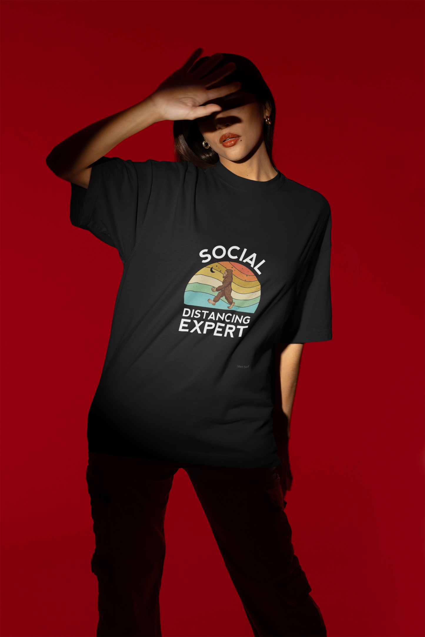 Social Distancing Oversized Tee