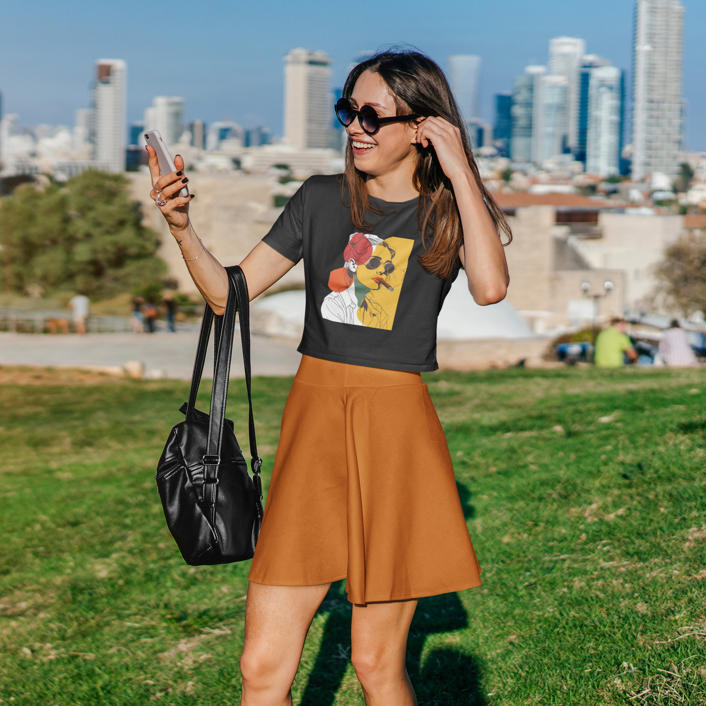 Atti Oversized Crop Top