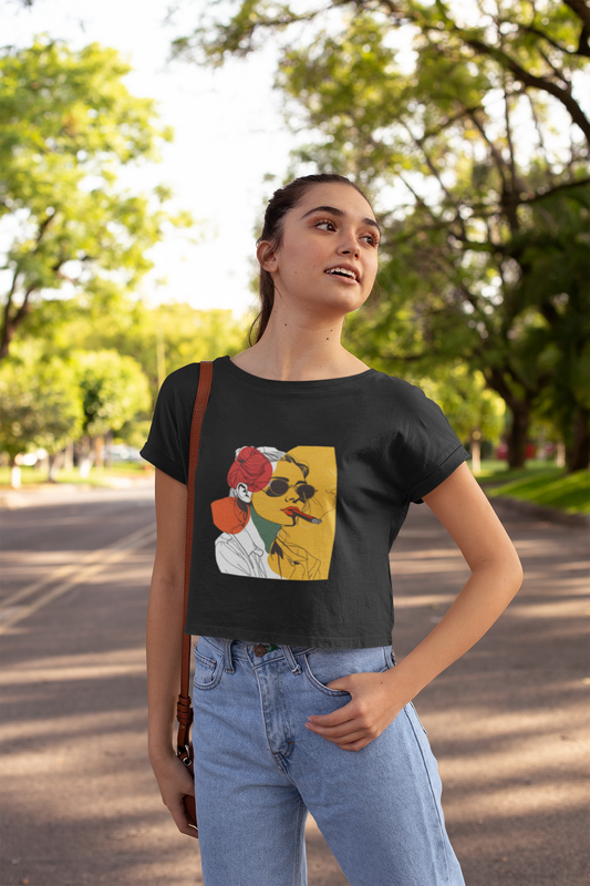 Atti Oversized Crop Top
