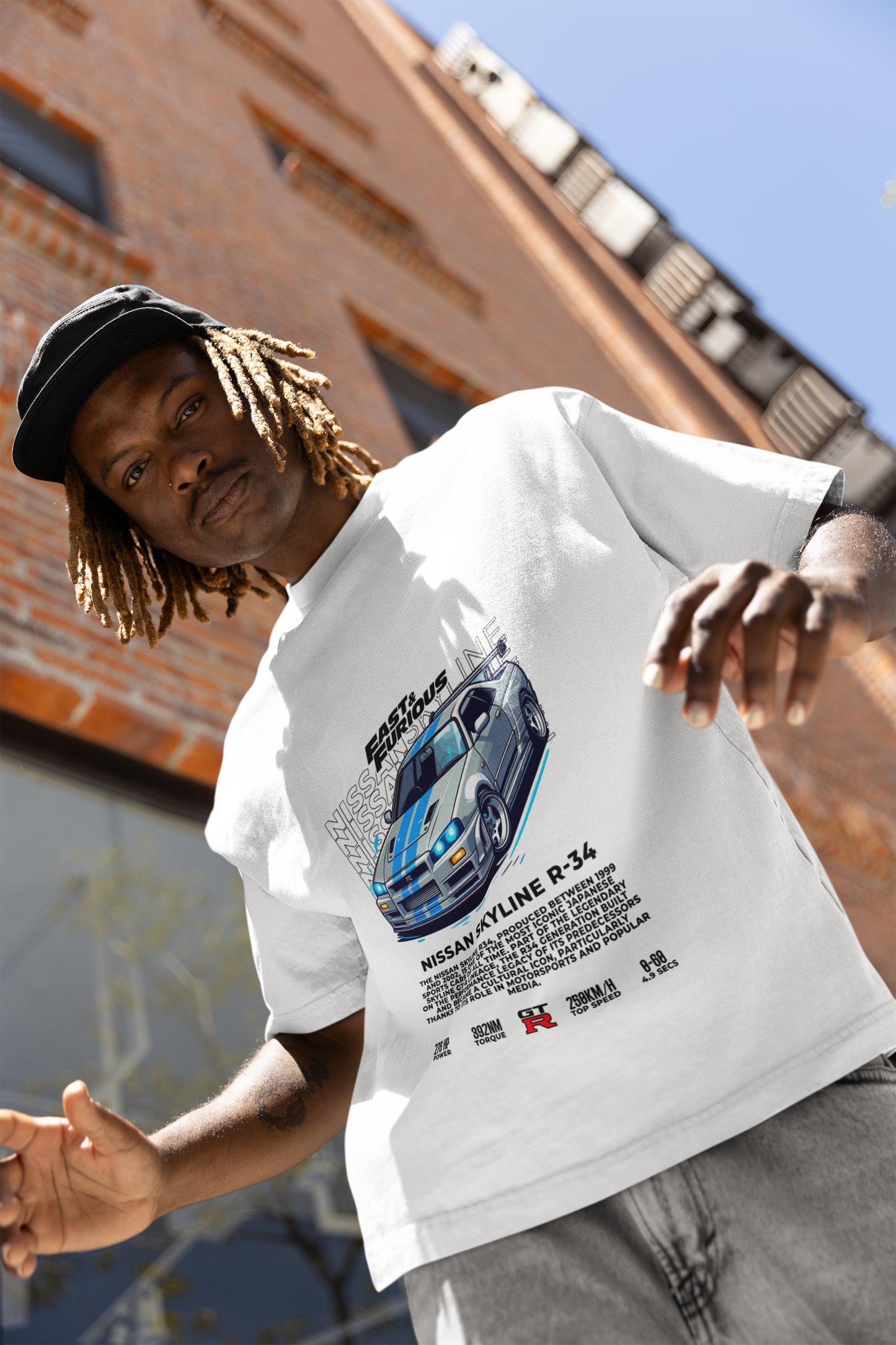 Skyline Rush Oversized Tee