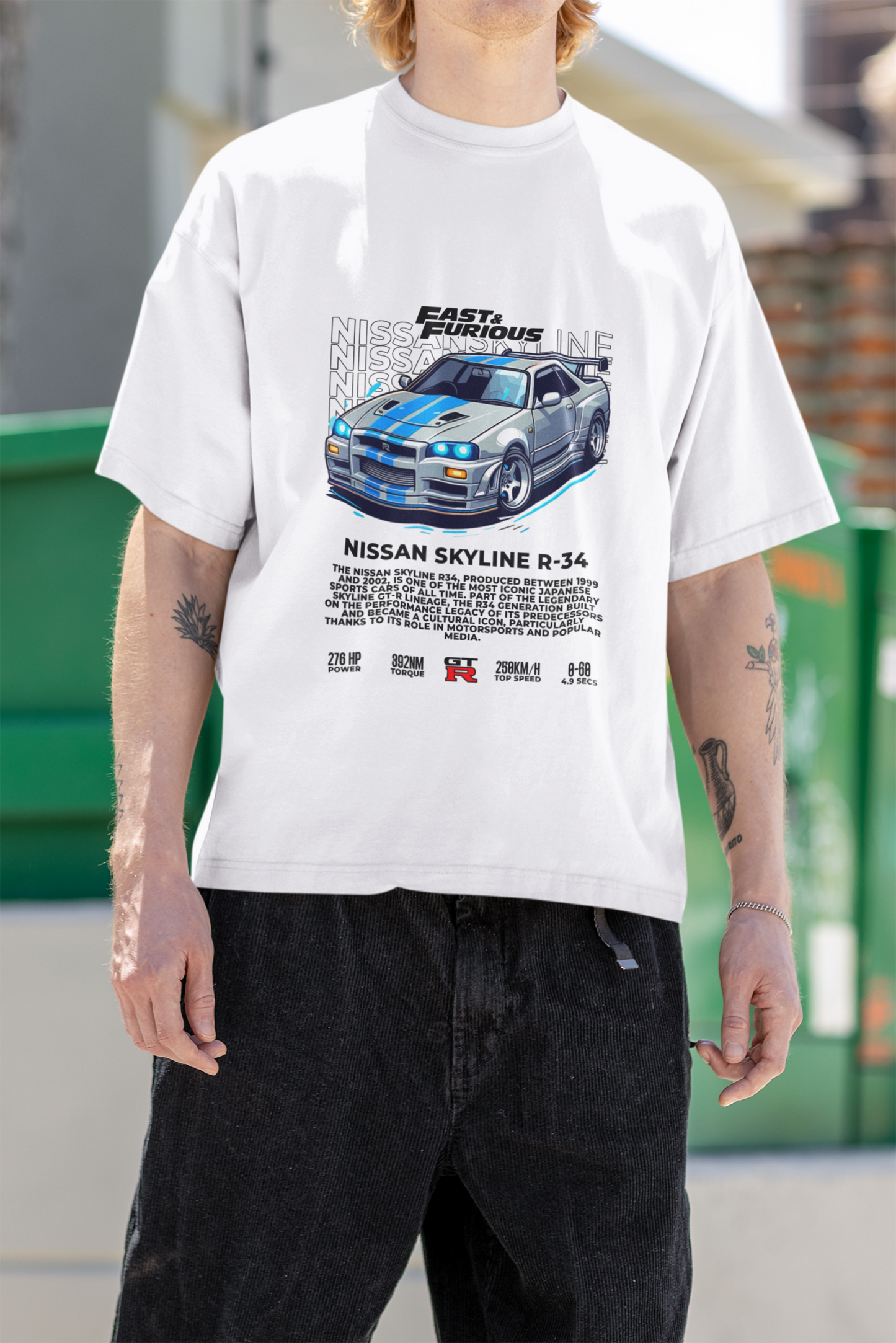 Skyline Rush Oversized Tee