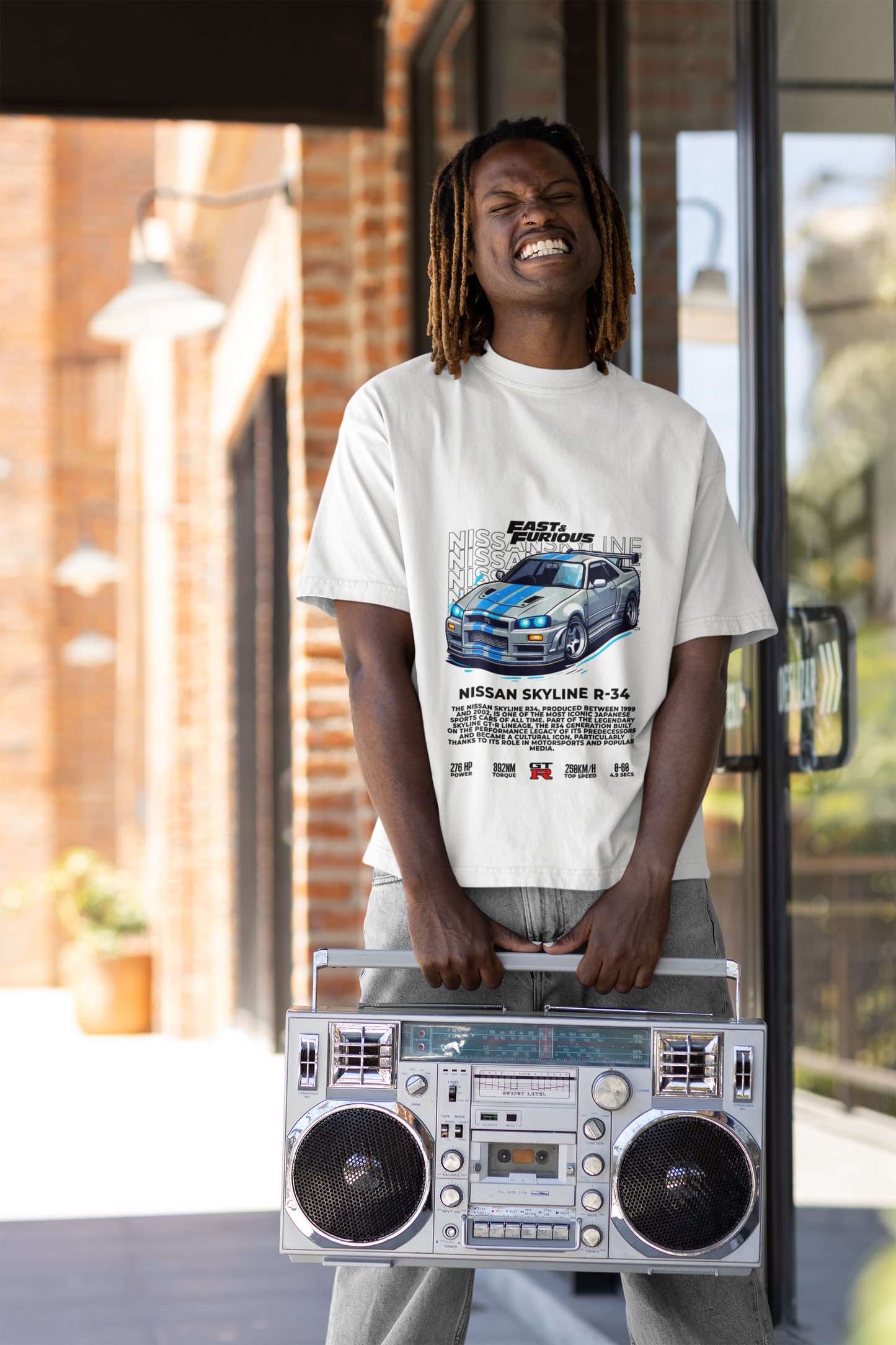 Skyline Rush Oversized Tee
