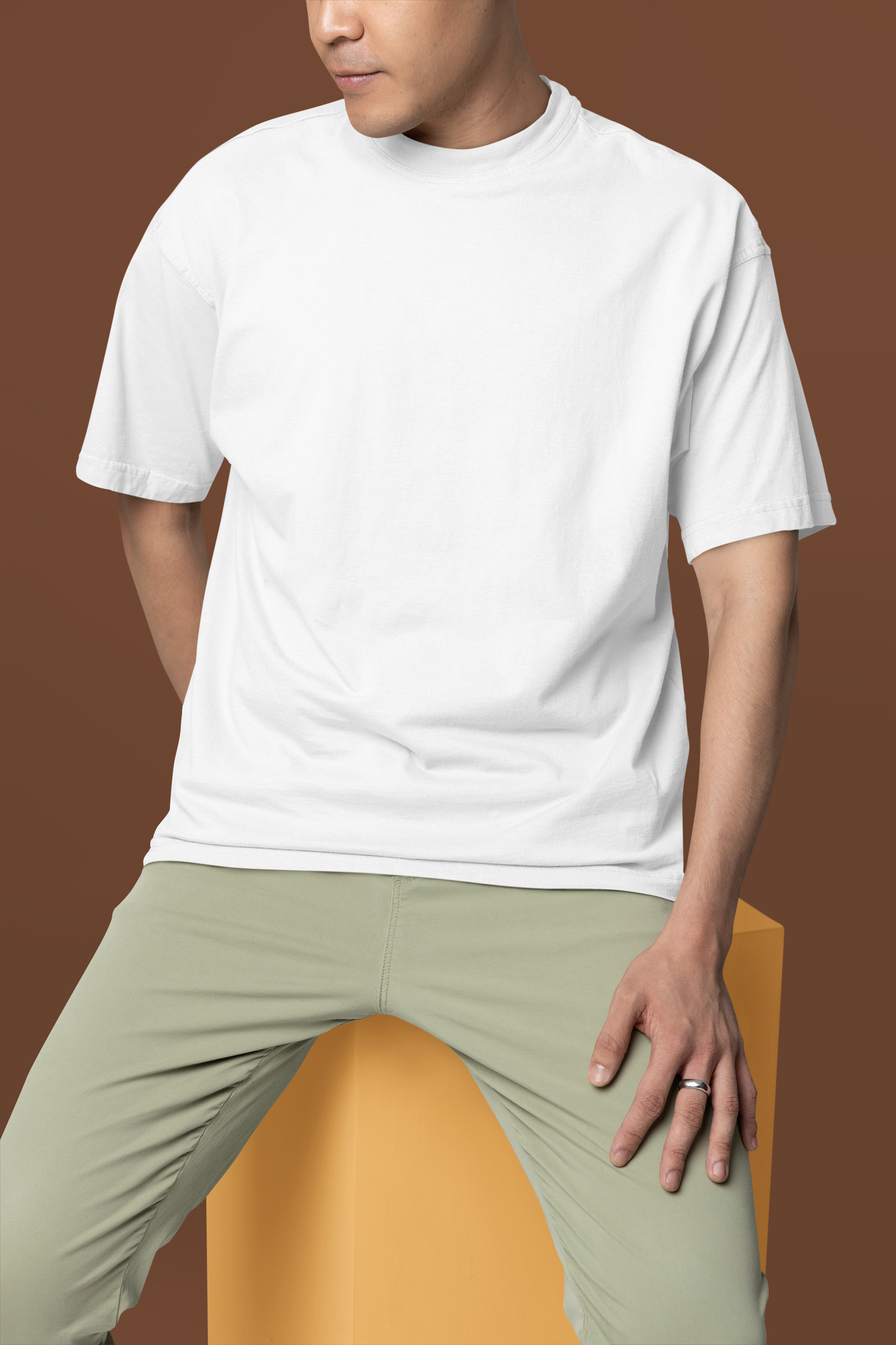Plain White Oversized Tees