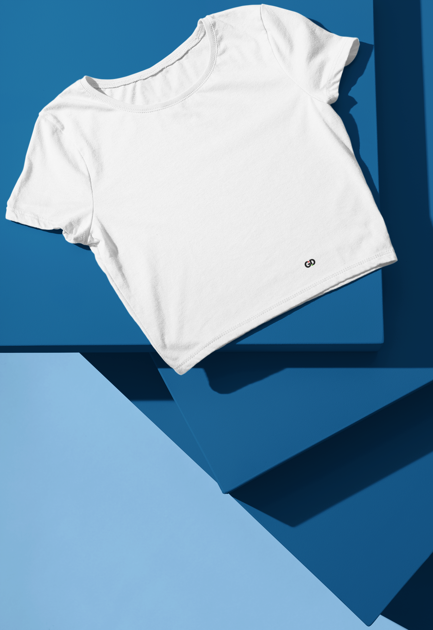 White Crop Tee