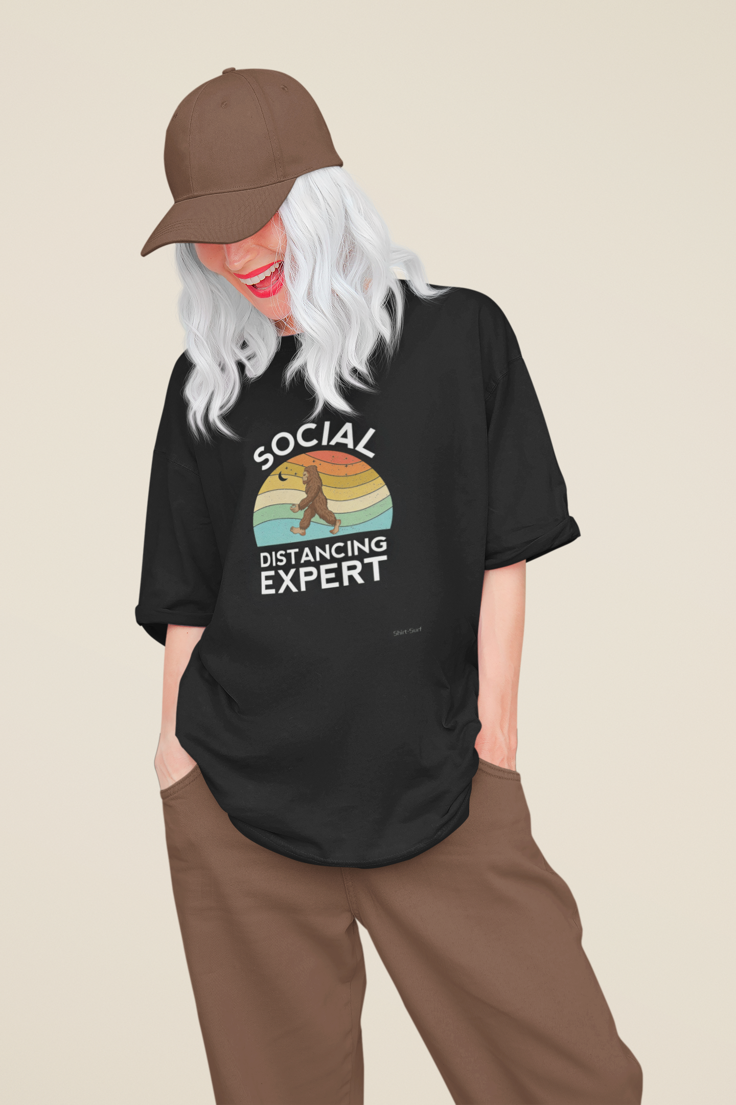 Social Distancing Oversized Tee
