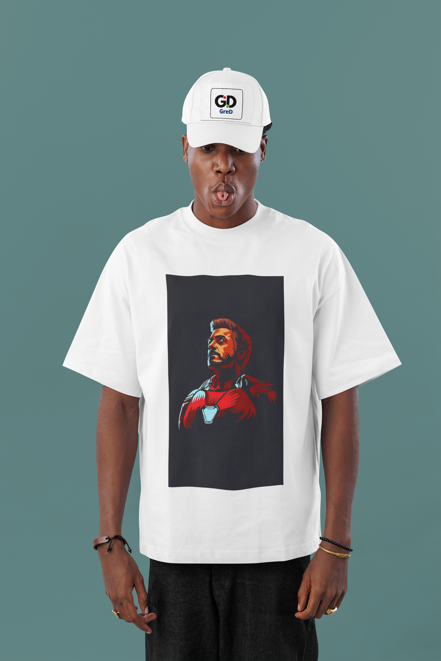 Iron Attitude Oversized Tee