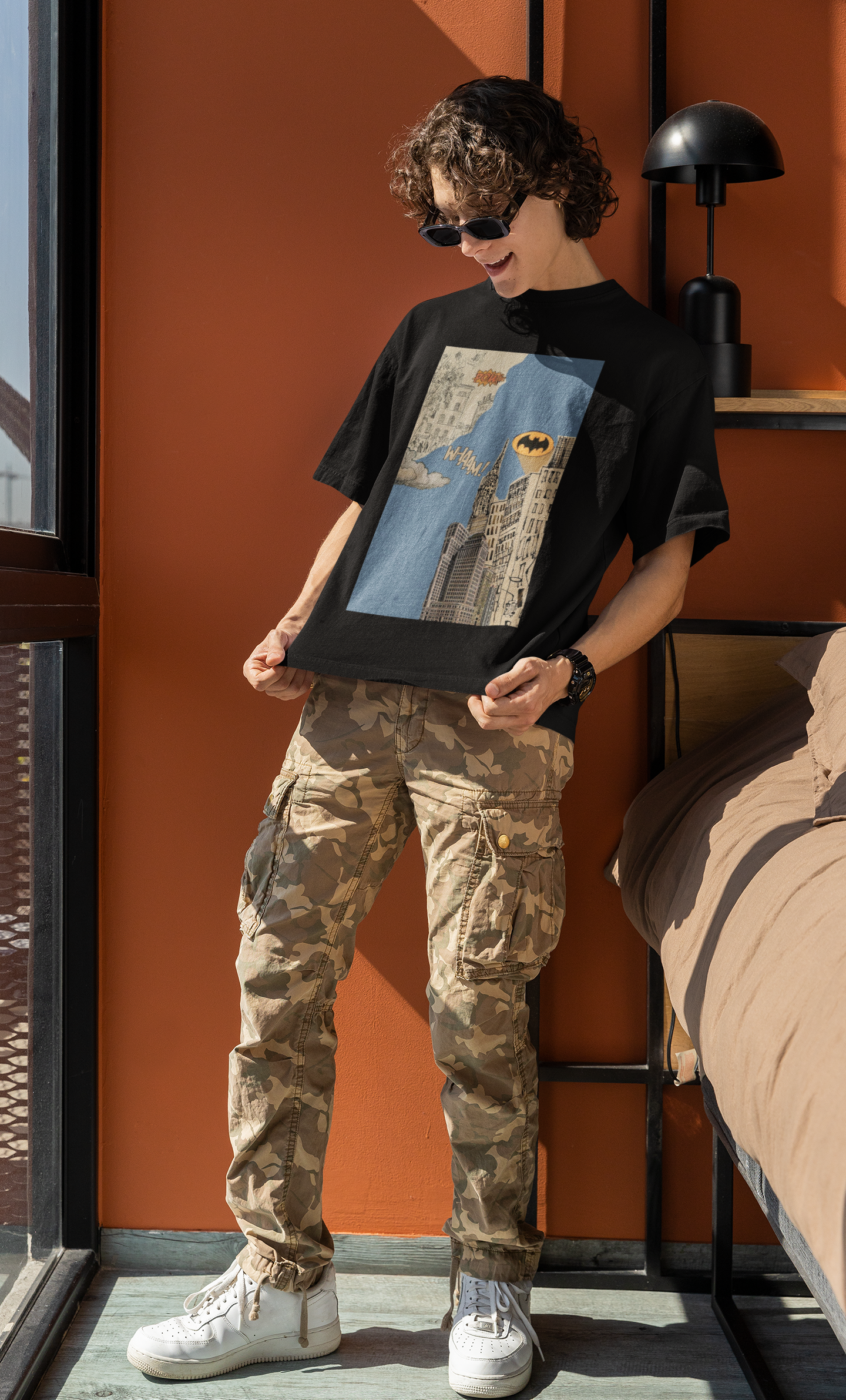 Night Signal Oversized Tee