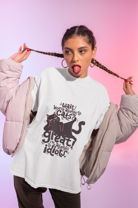 Savage Cat Oversized Tee