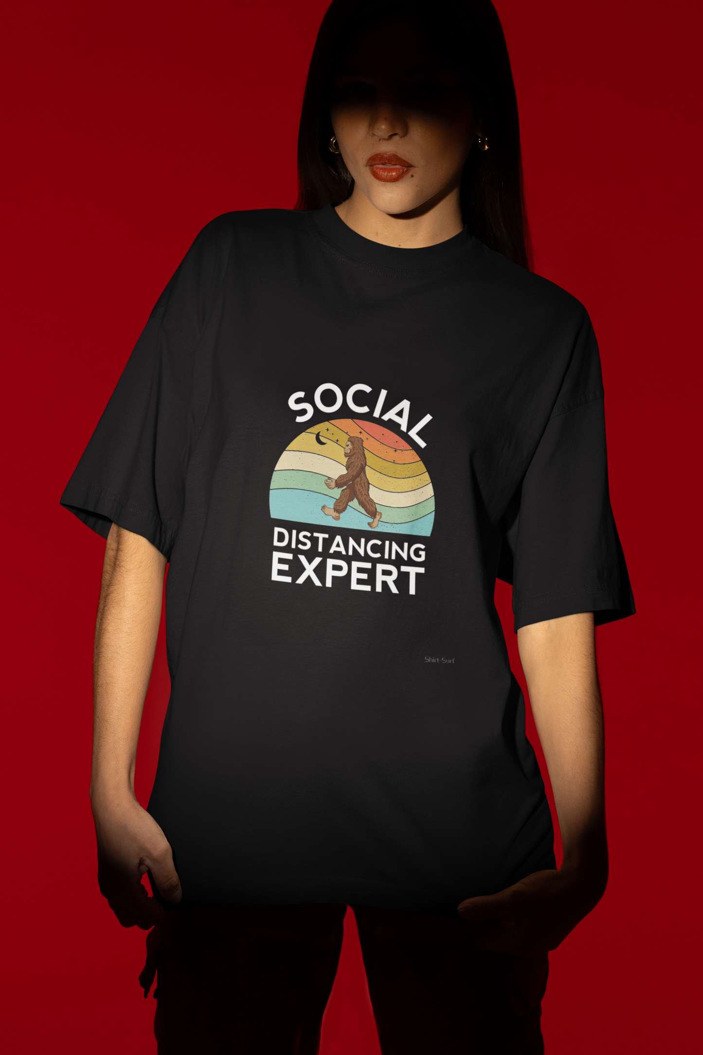 Social Distancing Oversized Tee