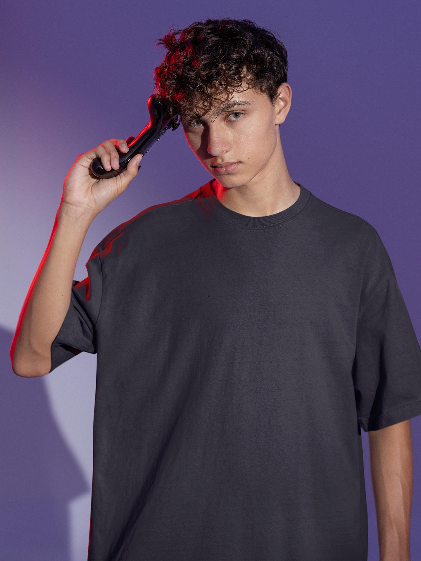 Black Oversized Tee