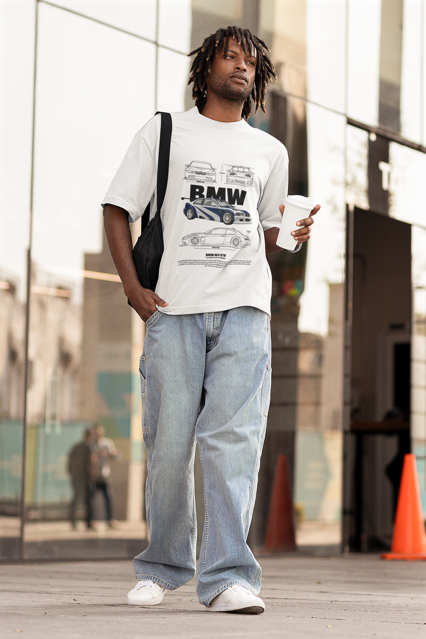 Midnight Racer Oversized Tee