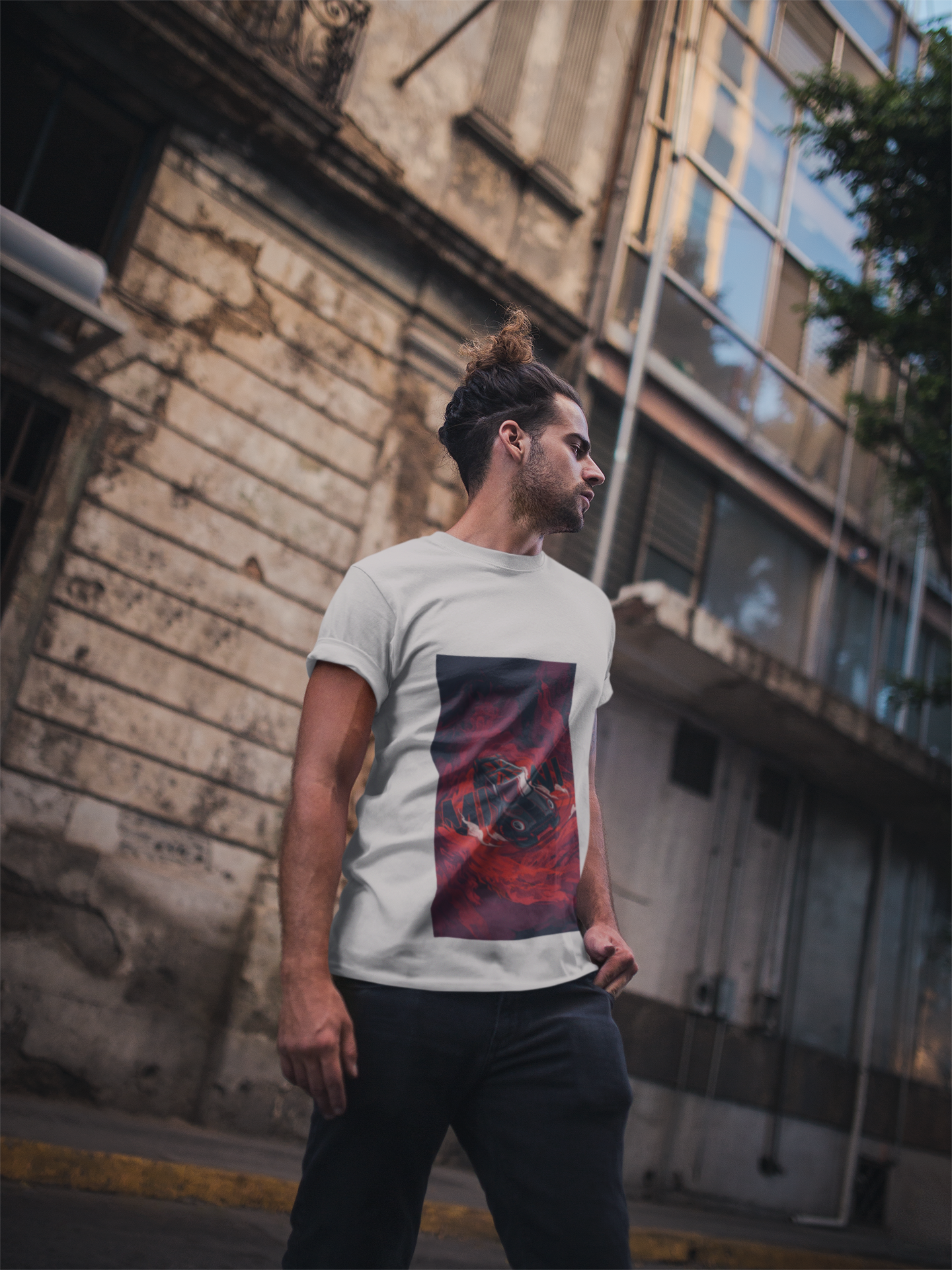 Crimson Drift Regular Tee
