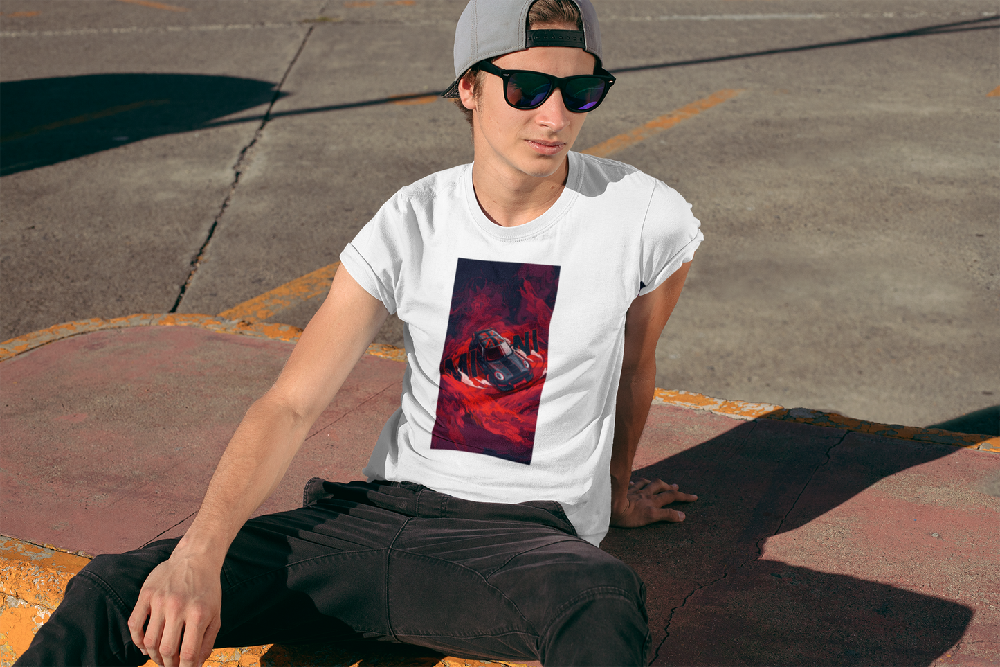 Crimson Drift Regular Tee