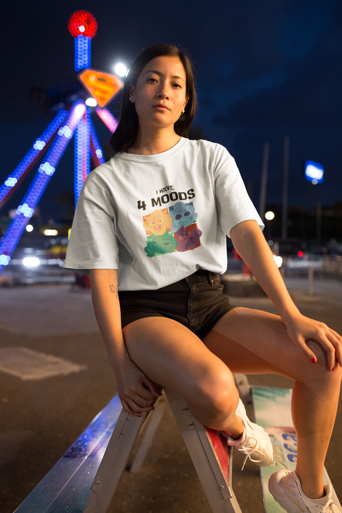 Four Moods Oversized Tee